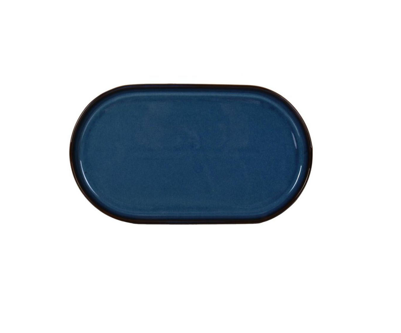 Chester Blue 30x17cm oval Dinner plate