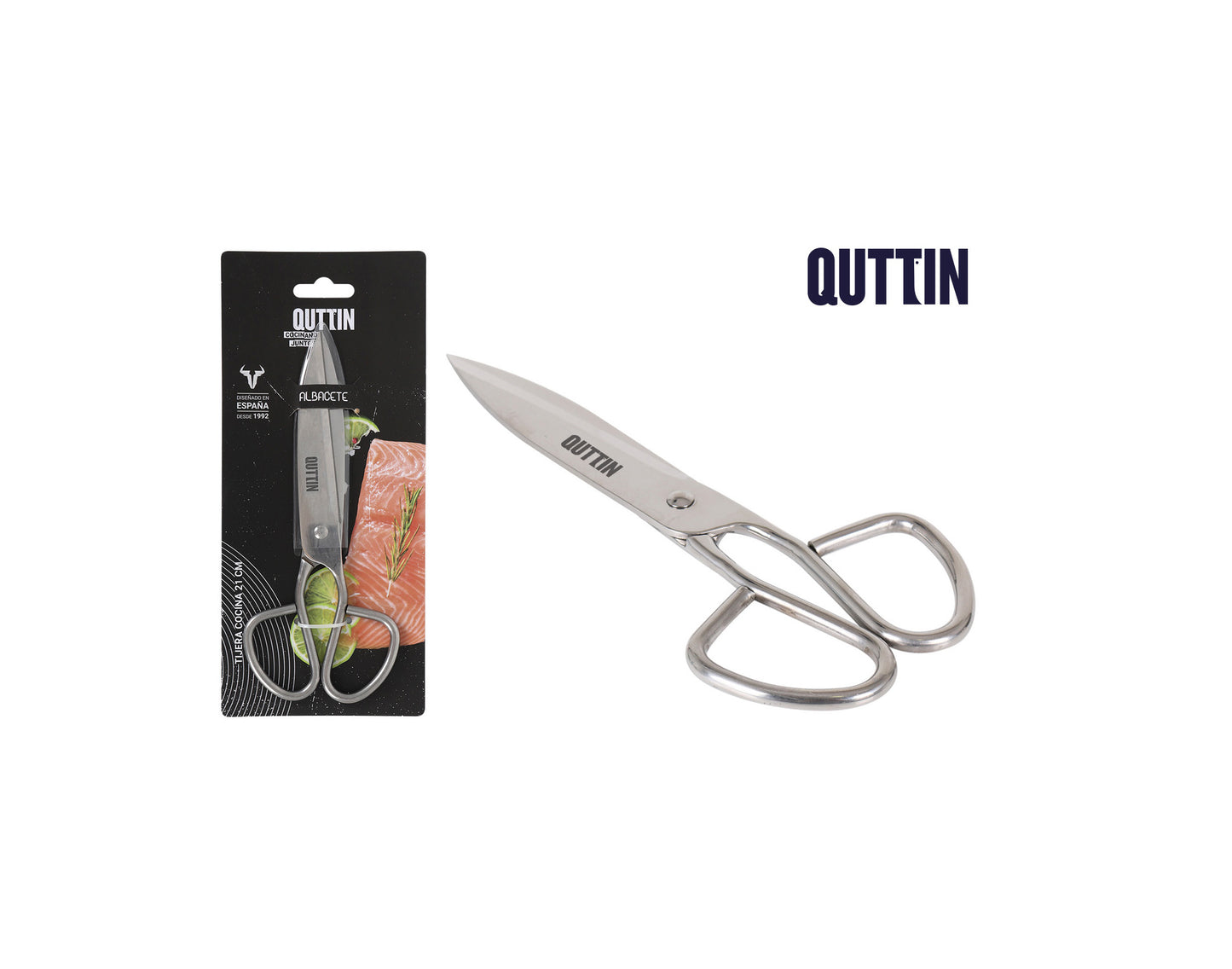 Kitchen scissors Stainless Steel fish Albacete 21cm Quttin