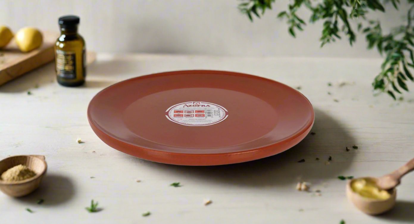 Azofra Steak plate 28cm terracotta dinner plate