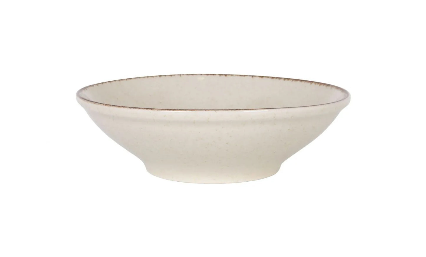 Salvora Ivory Salad bowl Pasta bowl Large 24cm Stoneware