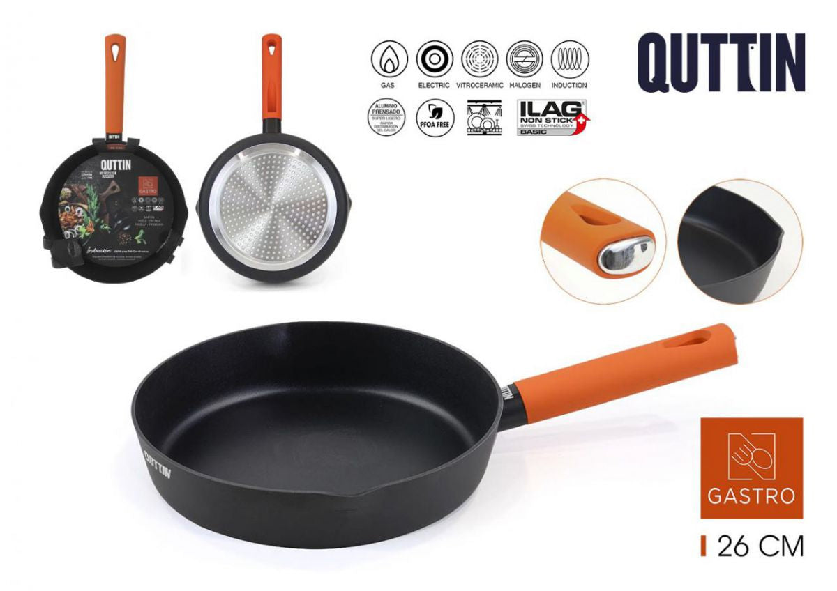 Quttin Gastro 26cm Frying pan Pressed Aluminium Non Stick Induction