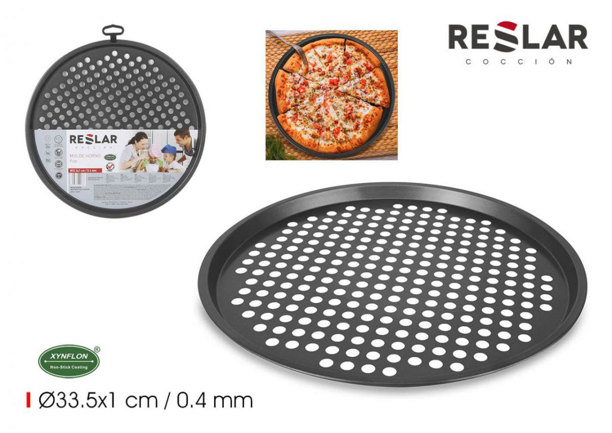 Carbon Steel oven pizza pan baking tray 33.5cm