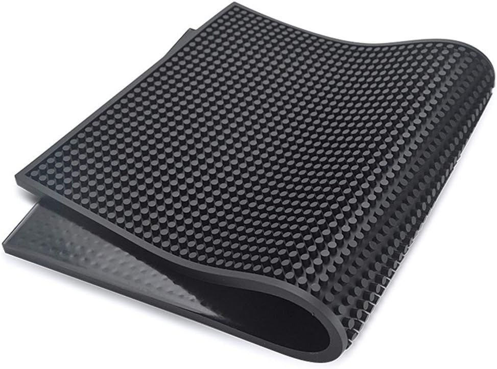 Bar Matt Rubber 45x30cm black extra anti slip Flexible waterproof