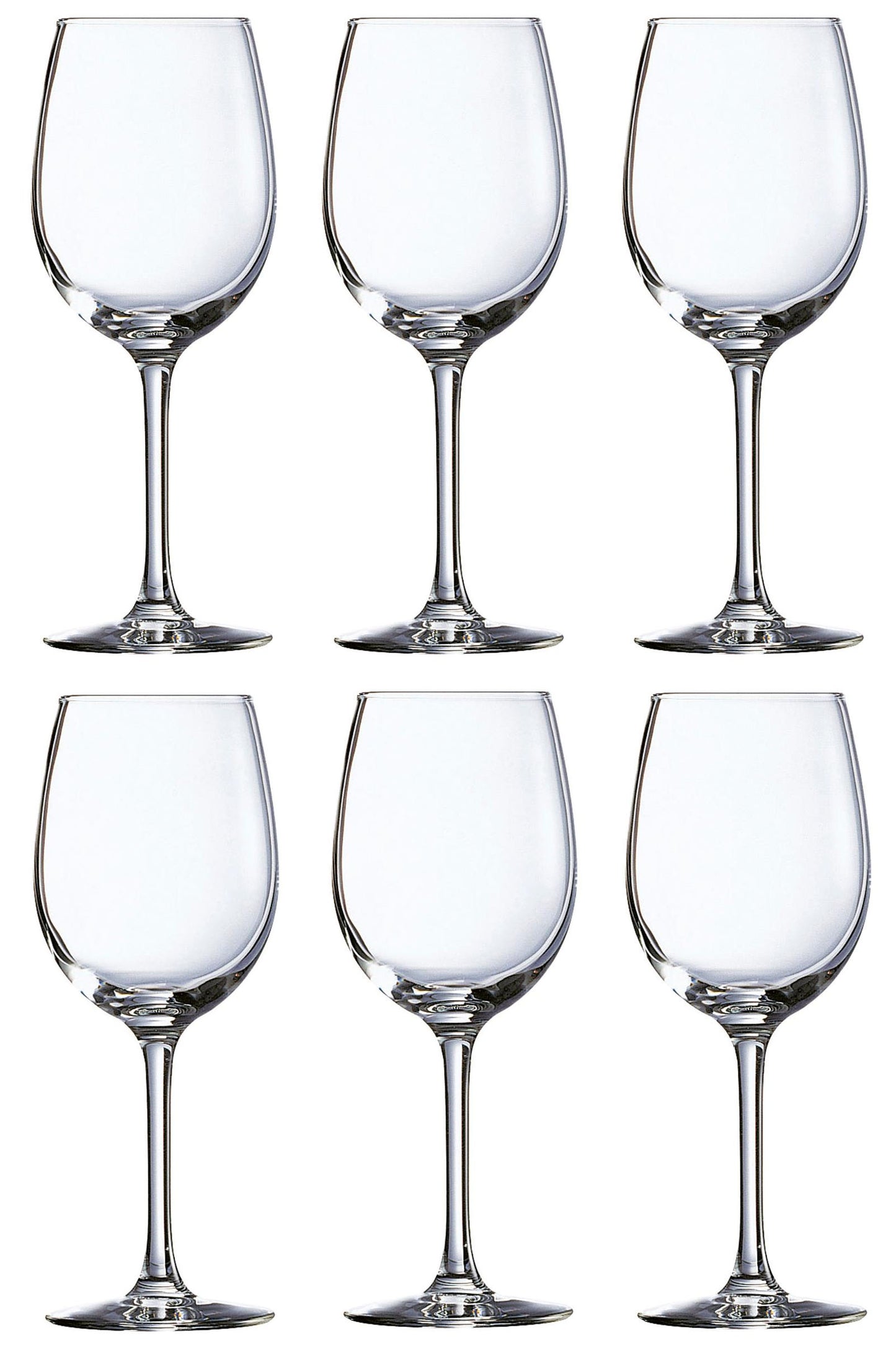 Arcoglass Sensation 360ml Red wine glass Clear High quality glass Extra Resistant