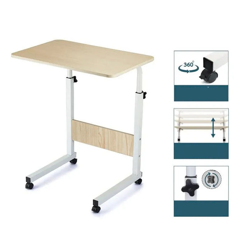 Folding table Confortime Natural Wood / Metal 65-89x50x40cm