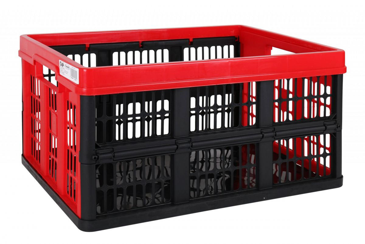 Tontarelli – Folding Box 45L crate– 53x37x27cm voilа Red/Black