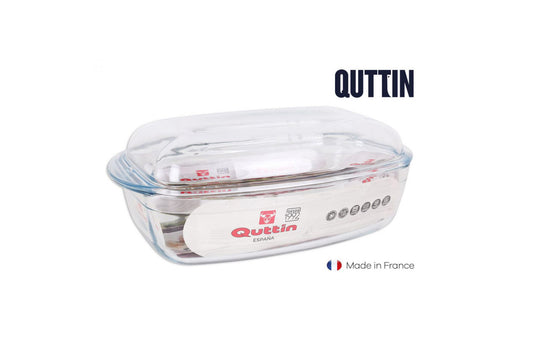 Oven dish casserole with lid 4.3L + 2.2L Quttin