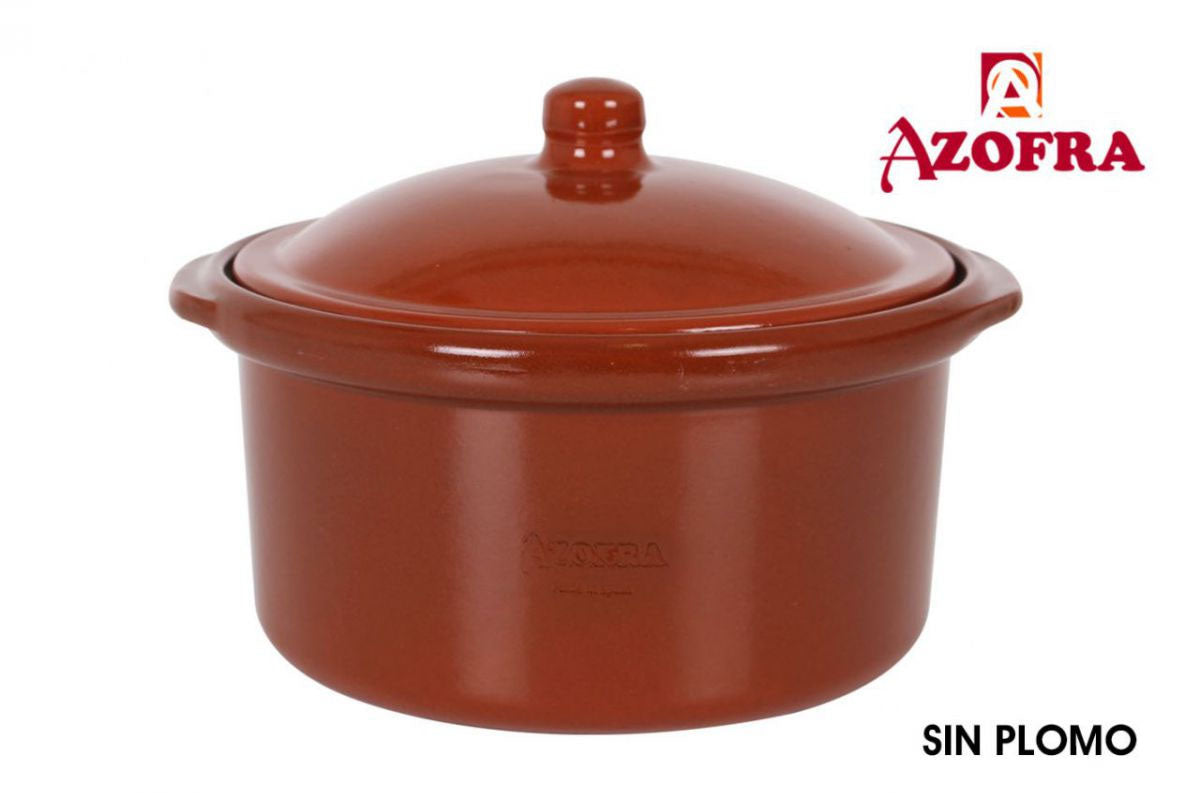 Azofra COCOTTE 25cm Spanish Terracotta Casserole Dish