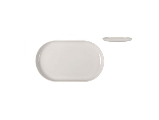 Nordic Ivory Glossy OVAL 25x15cm Dessert plate