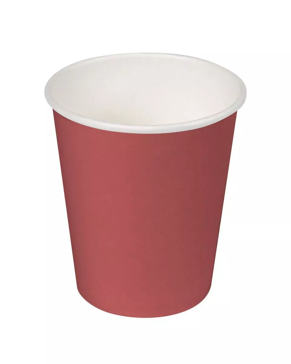 Algon Biodegradable 200ml disposable party glasses Burgundy