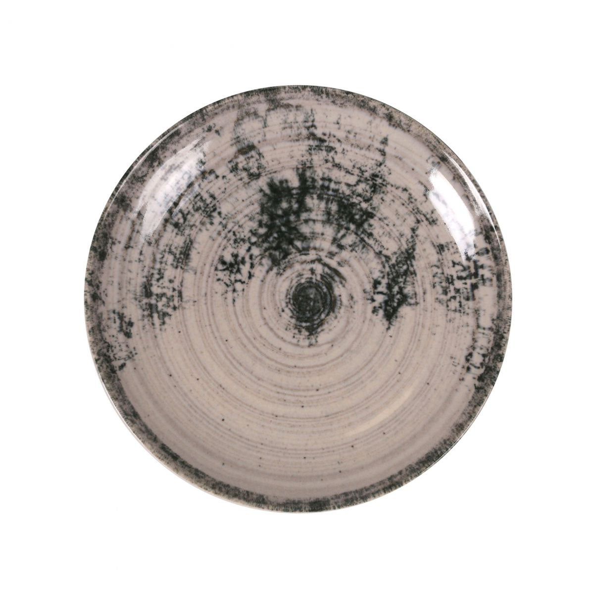 Aspe Montecarlo Grey Matt 23x5cm bowl Stoneware