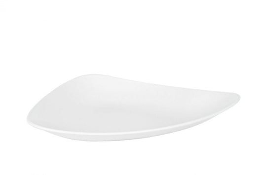 Vendome White Stoneware 31x25x4cm Dinner plate bowl