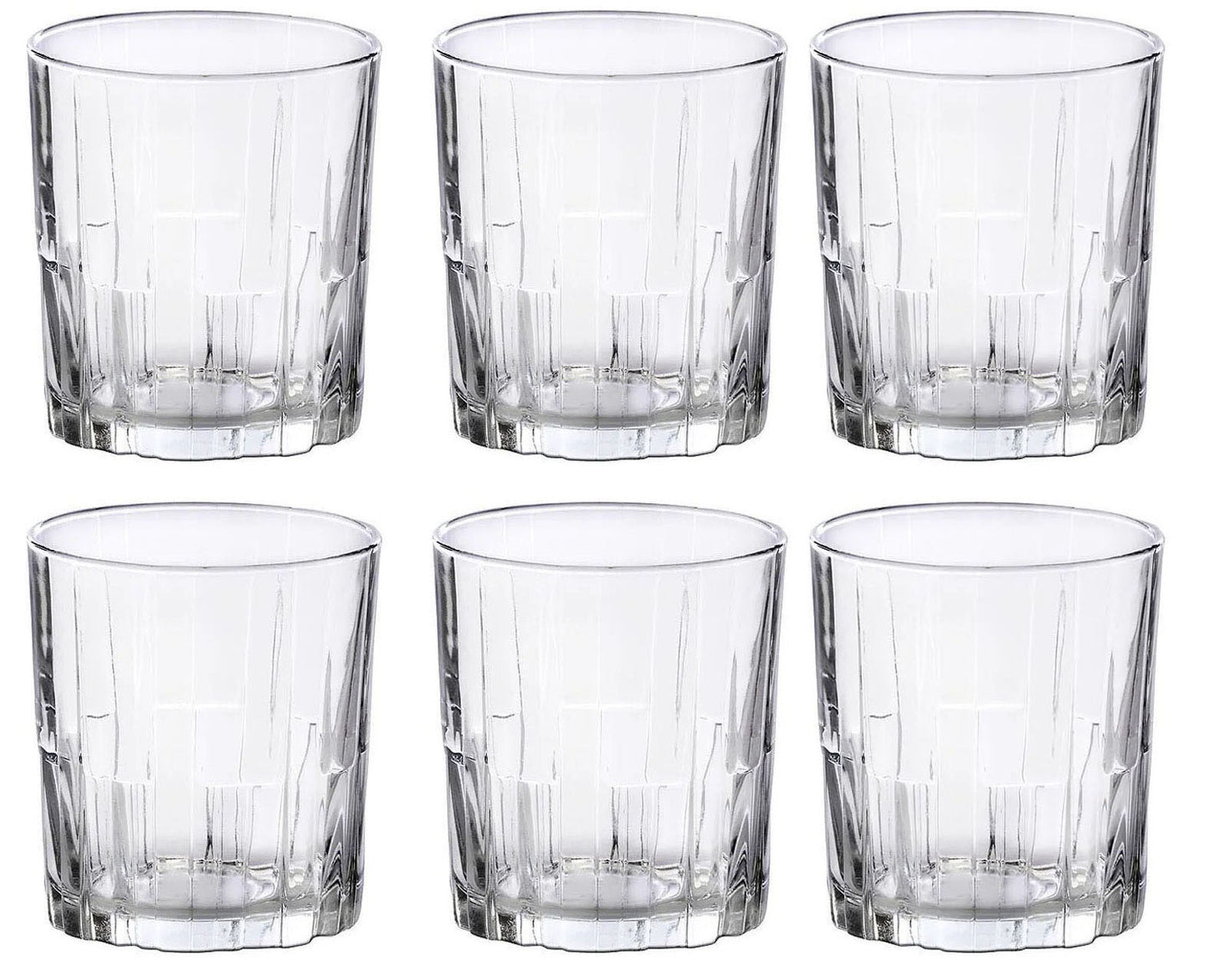 Duralex Jazz drinking glasses tumbler clear glass 260ml