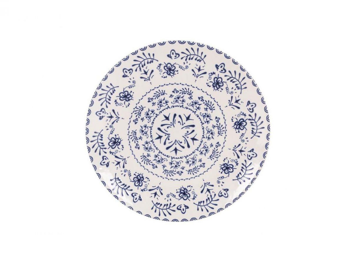 Blur 20cm dessert plates Embossed Stoneware La Mediterranea