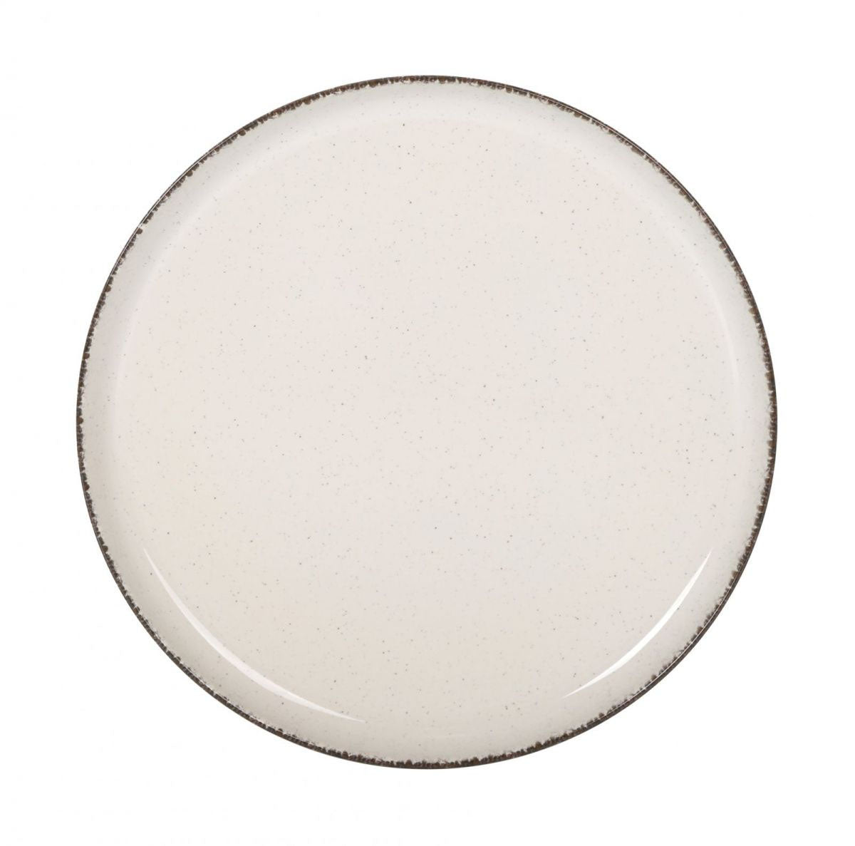 Nordic Anllo Ivory Glossy 25cm Dinner Plate