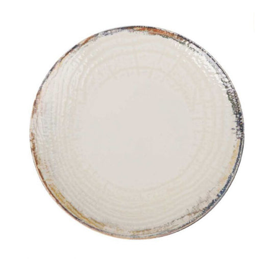 Albus 26cm dinner plates Embossed Stoneware La Mediterranea