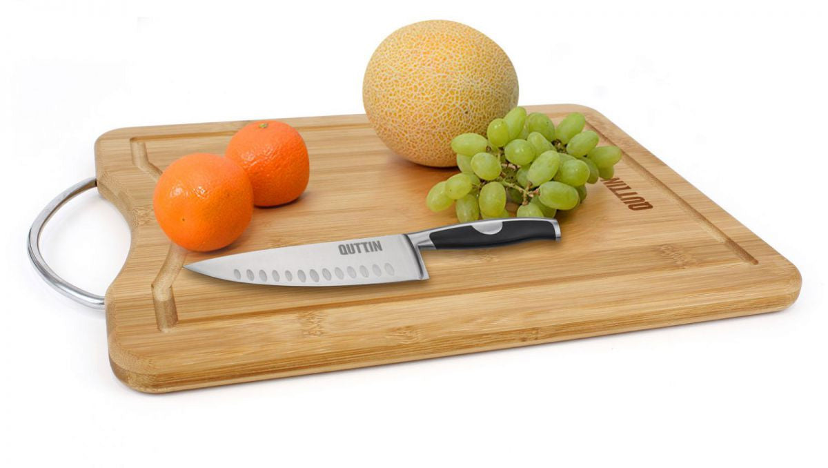 Cutting board 32.5cm bamboo chopping board handle Quttin