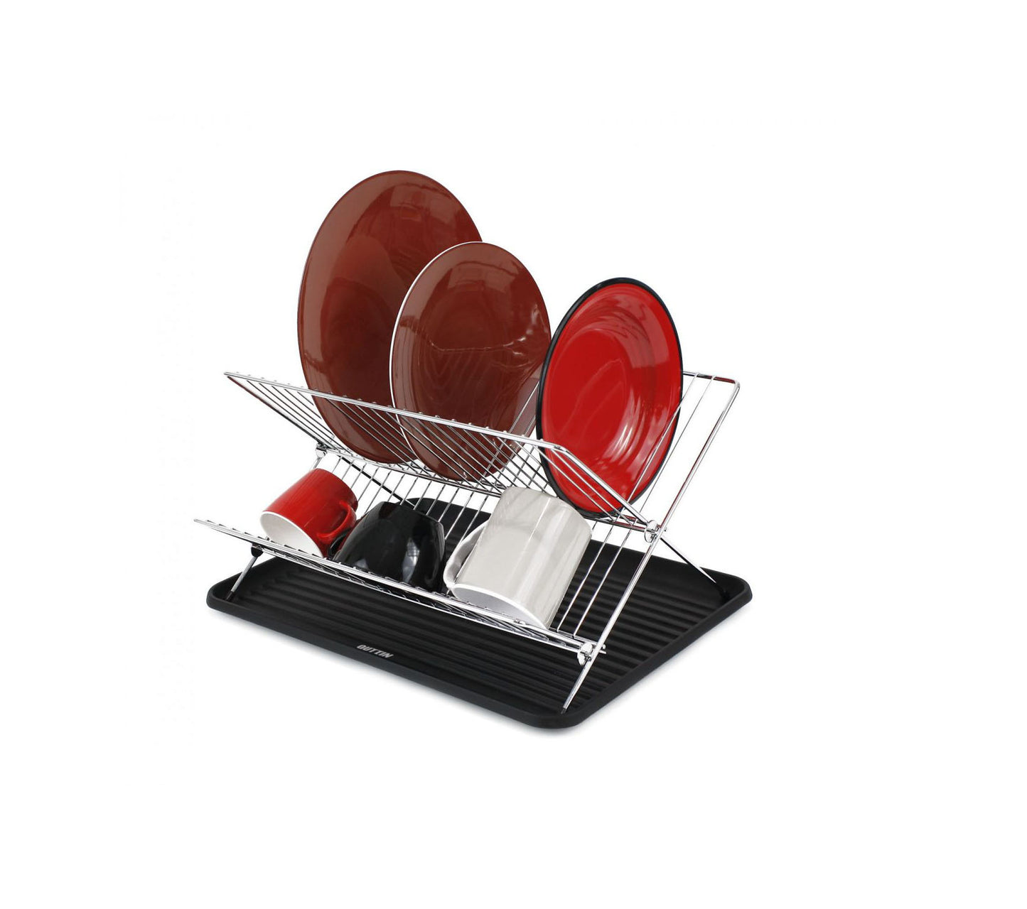 Dish Rack dryer With tray Assorted colours White Black