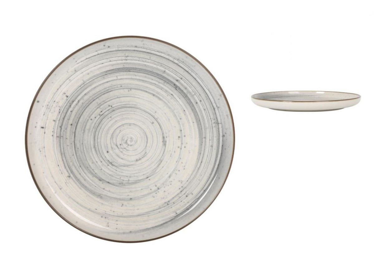 Nordic Vortex Glossy 25cm Dinner plates