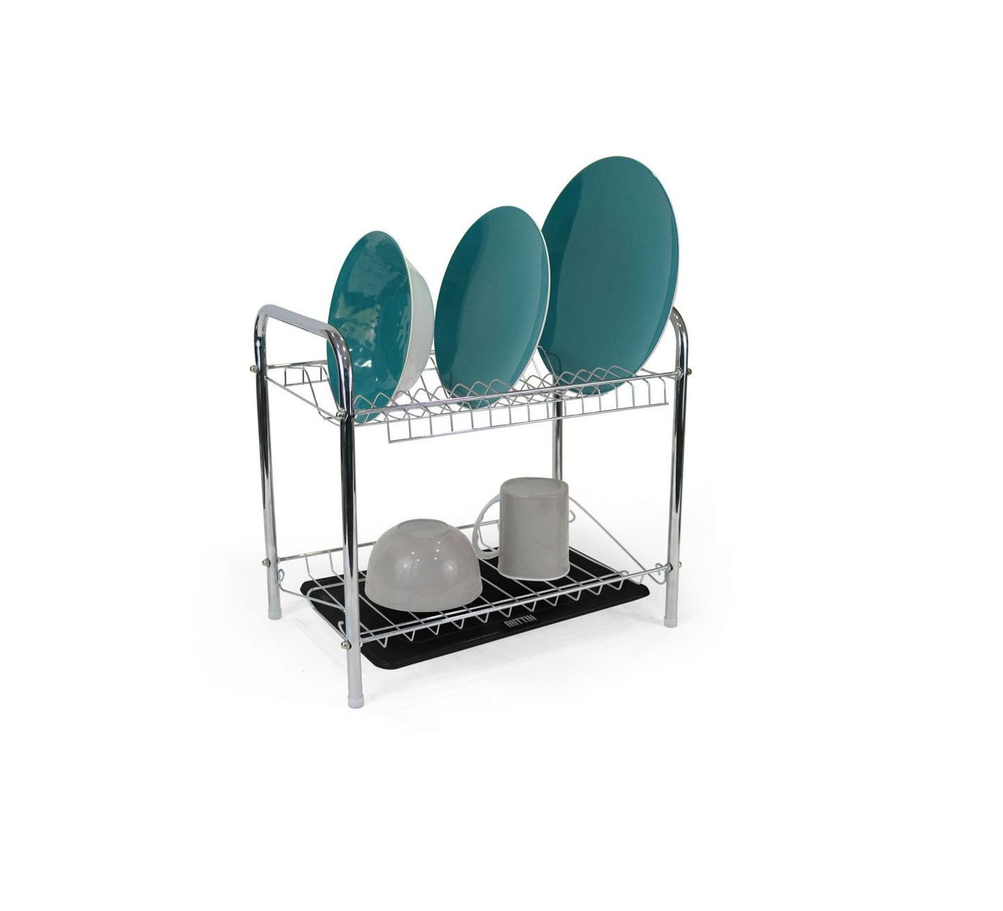 Dish Rack dryer With tray Assorted colours White Black