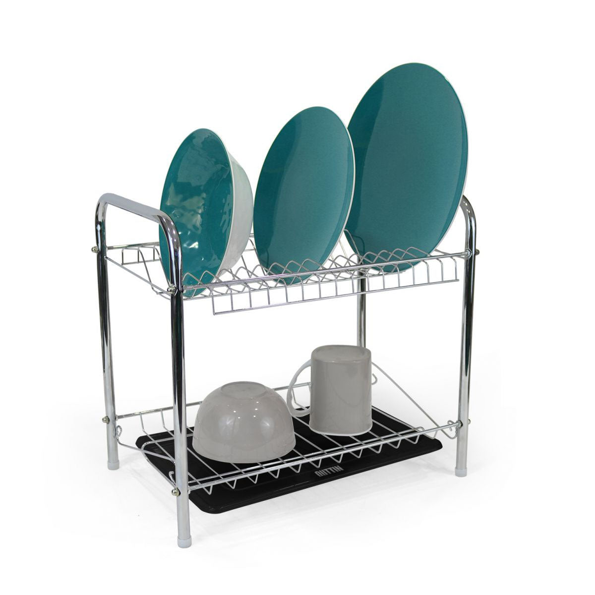 Dish Rack dryer With tray Assorted colours White Black