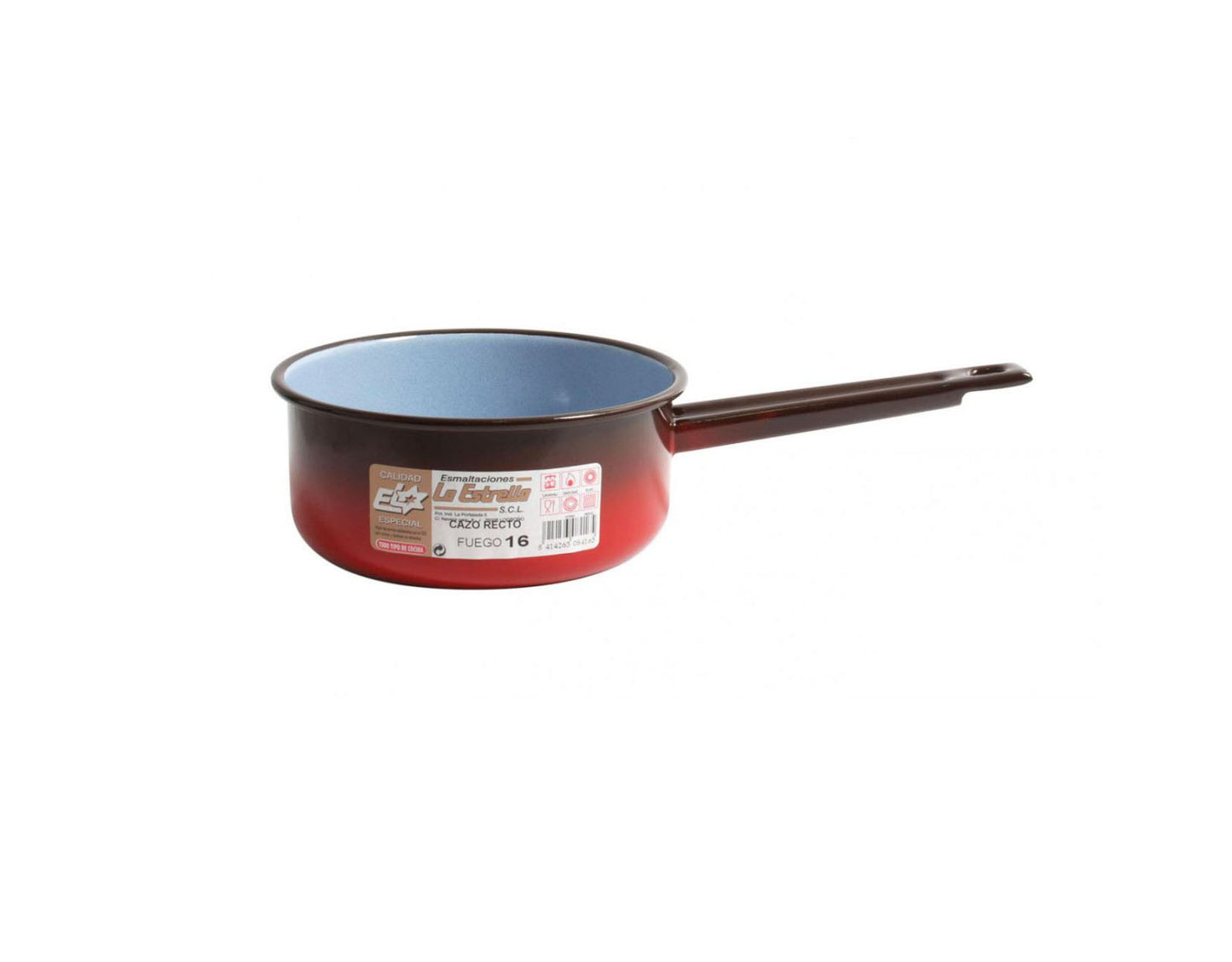 Fuego Saucepan Enameled Steel 16cm La Estrella