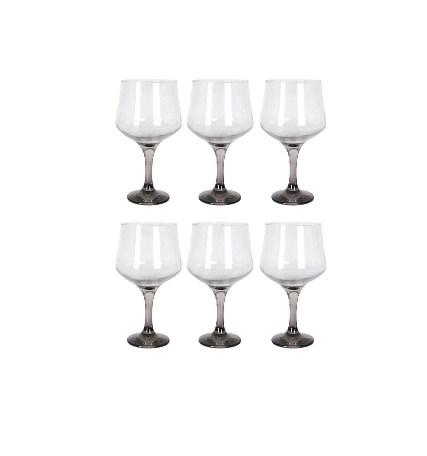 Gin Tonic Cocktail glasses wine glass grey stem 685ml