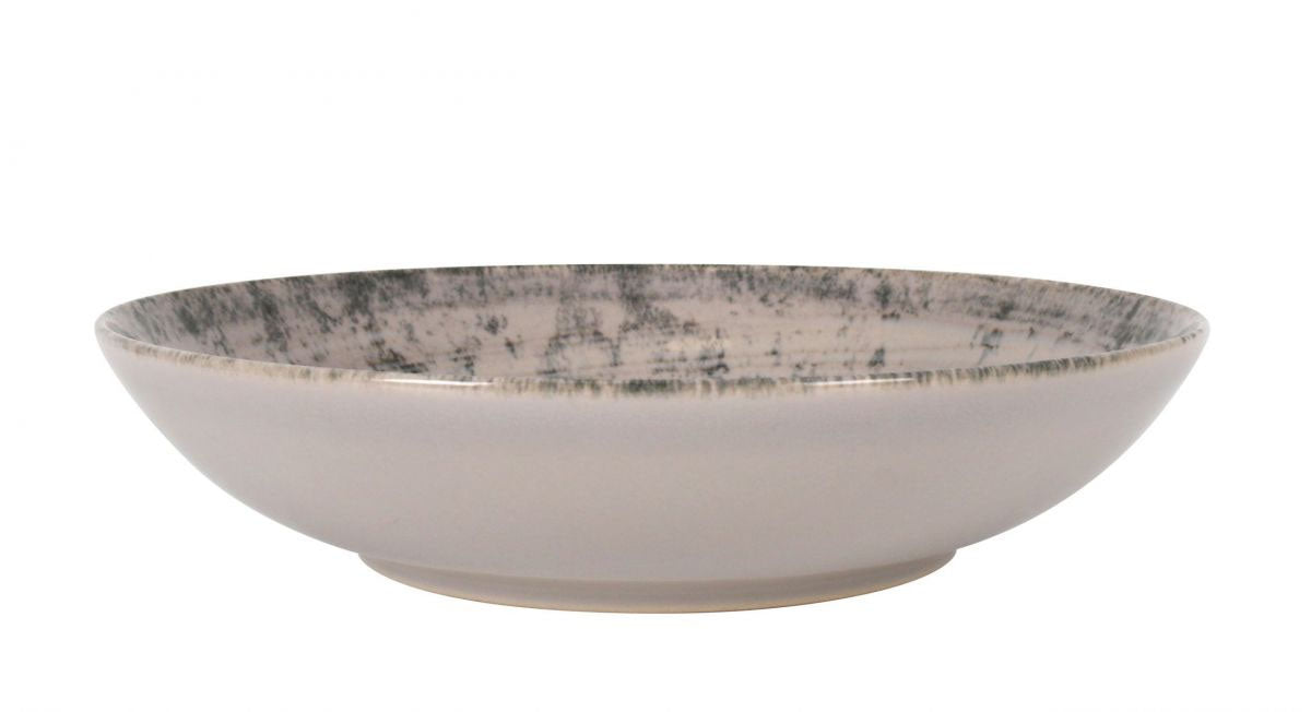 Aspe Montecarlo Grey Matt 23x5cm bowl Stoneware