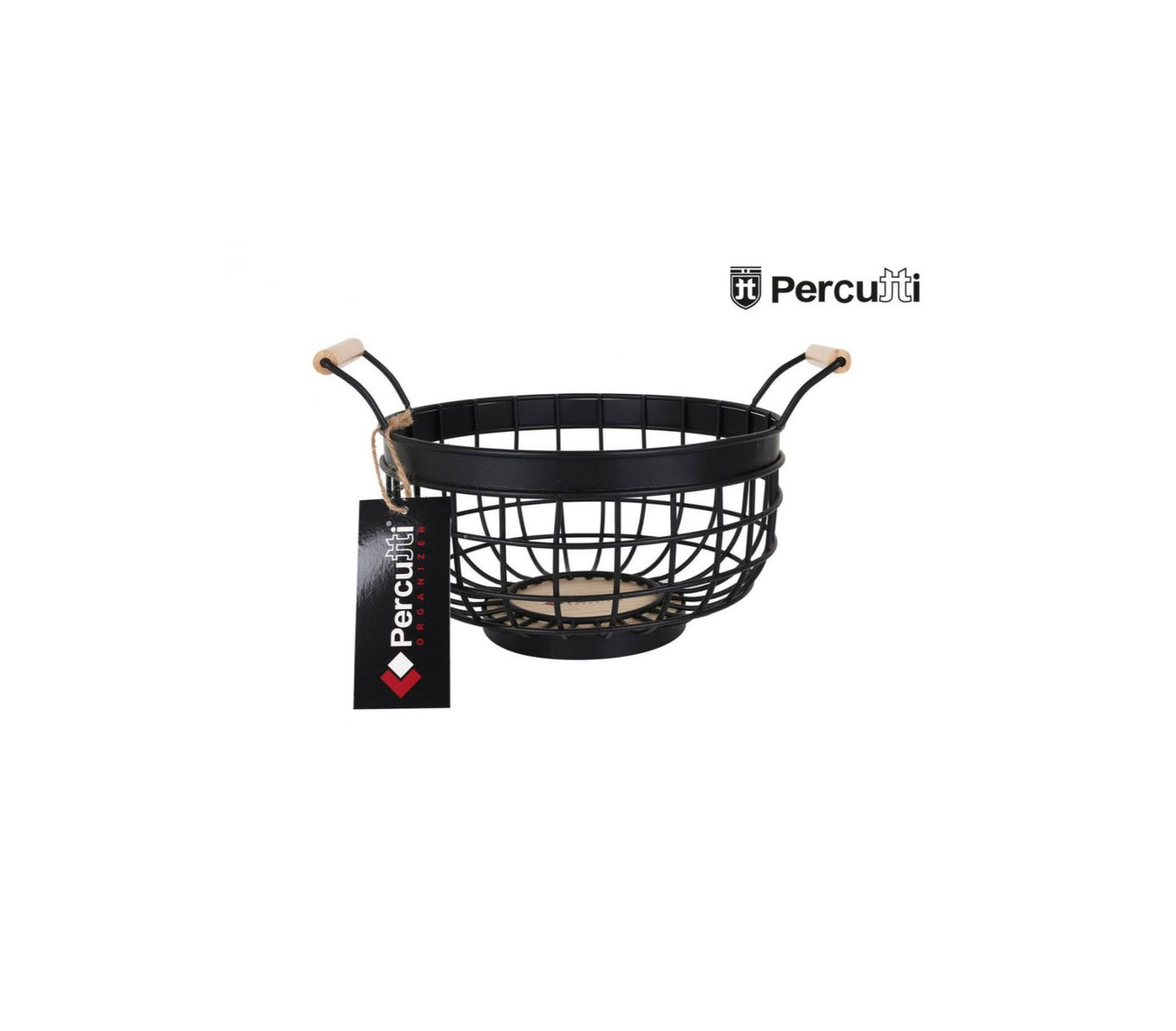 Metal Kitchen fruit basket bowl Percutti