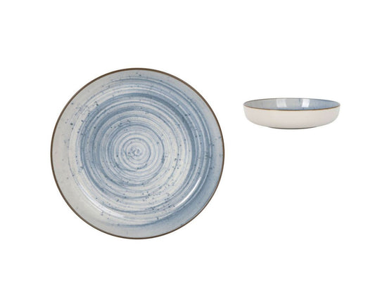 Nordic Swirl 23cm Pasta Bowl Stoneware