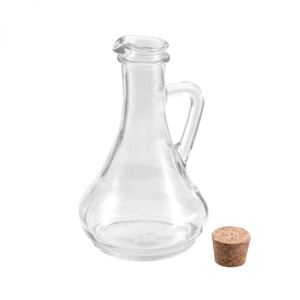 Cruet Glass olive oil Vinegar dispenser with cork 250ml