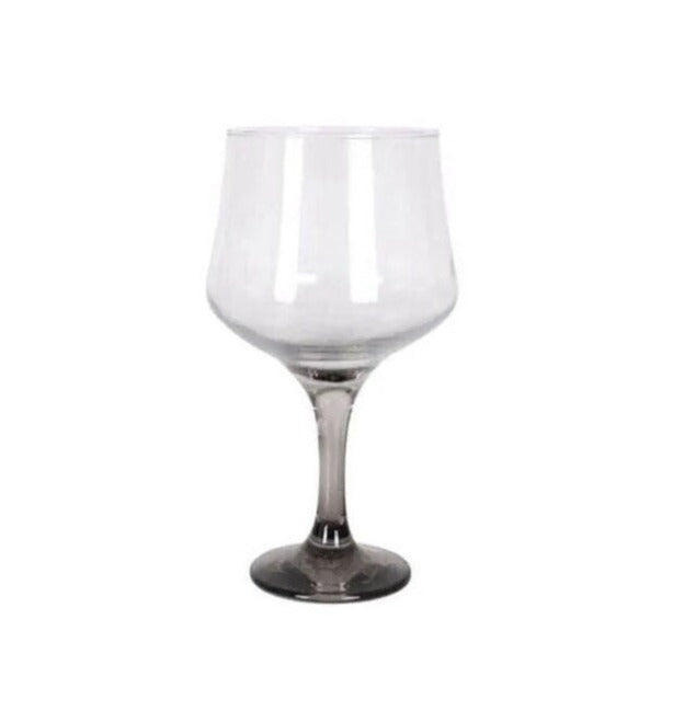 Gin Tonic Cocktail glasses wine glass grey stem 685ml