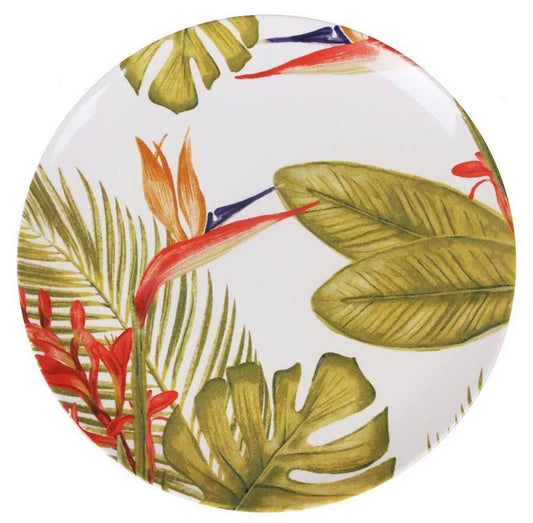 Dinner plates Paradise 26cm Stoneware Decorated jungle dinner plates