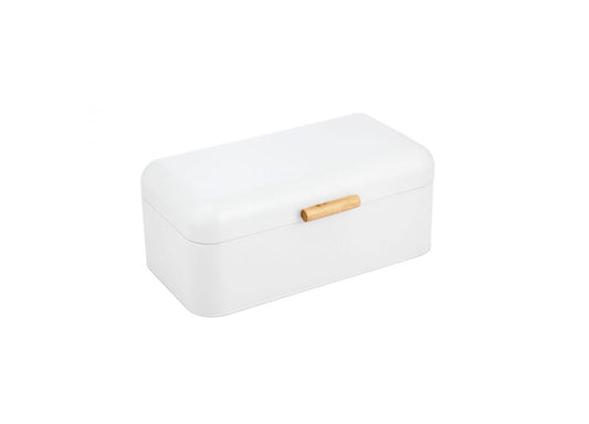 Bread Bin Metal white 42.5x23x16.5cm Retro