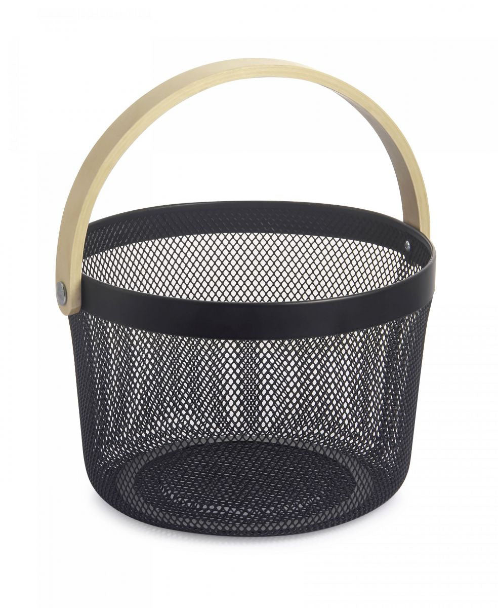 Metal Basket home storage organization 25.5x17.5cm Confortime