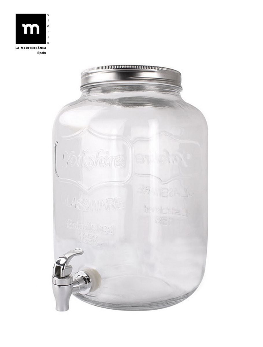 4L glass Drinks Dispenser Rustik