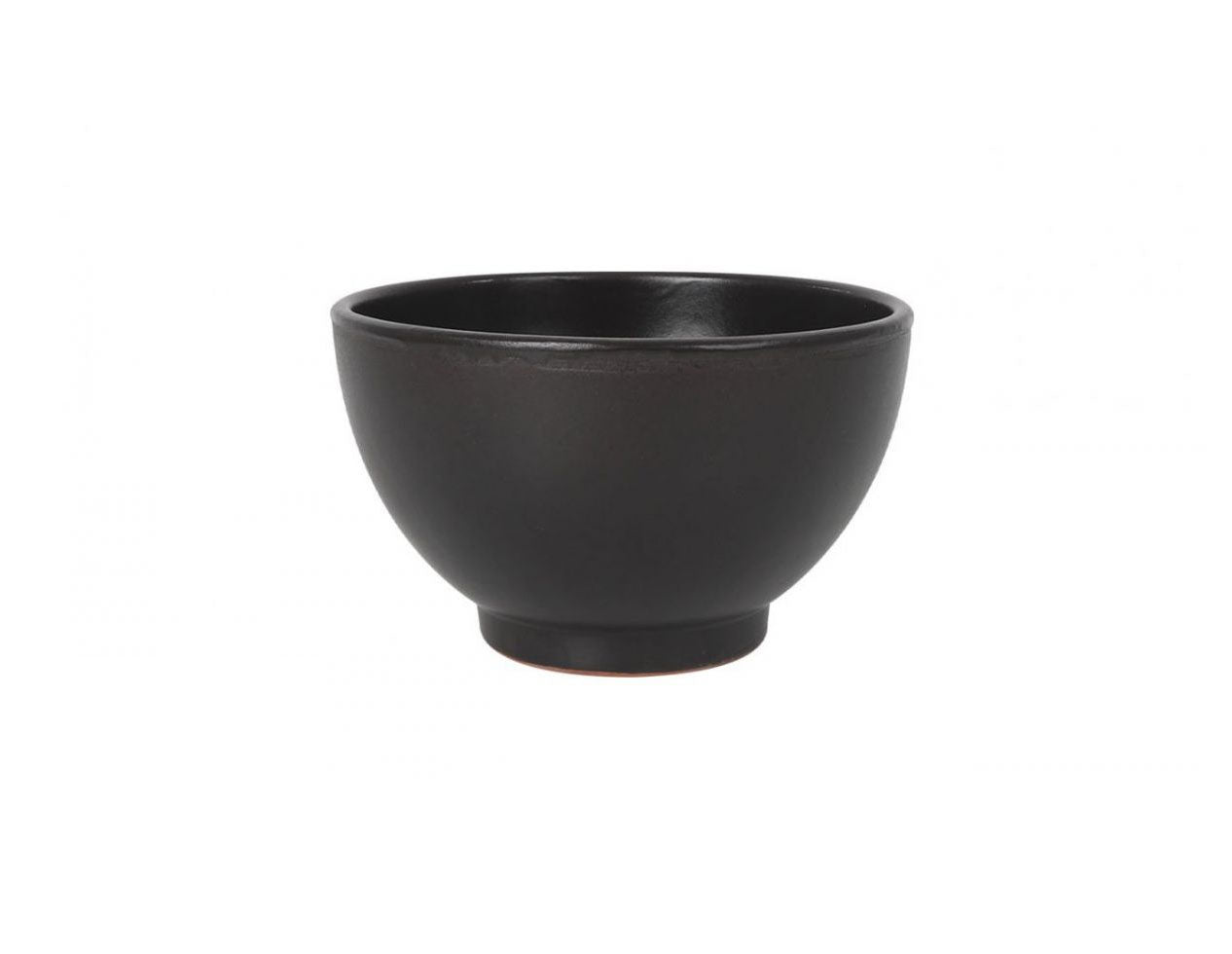 Azofra terracota clay black bowls 15x9cm