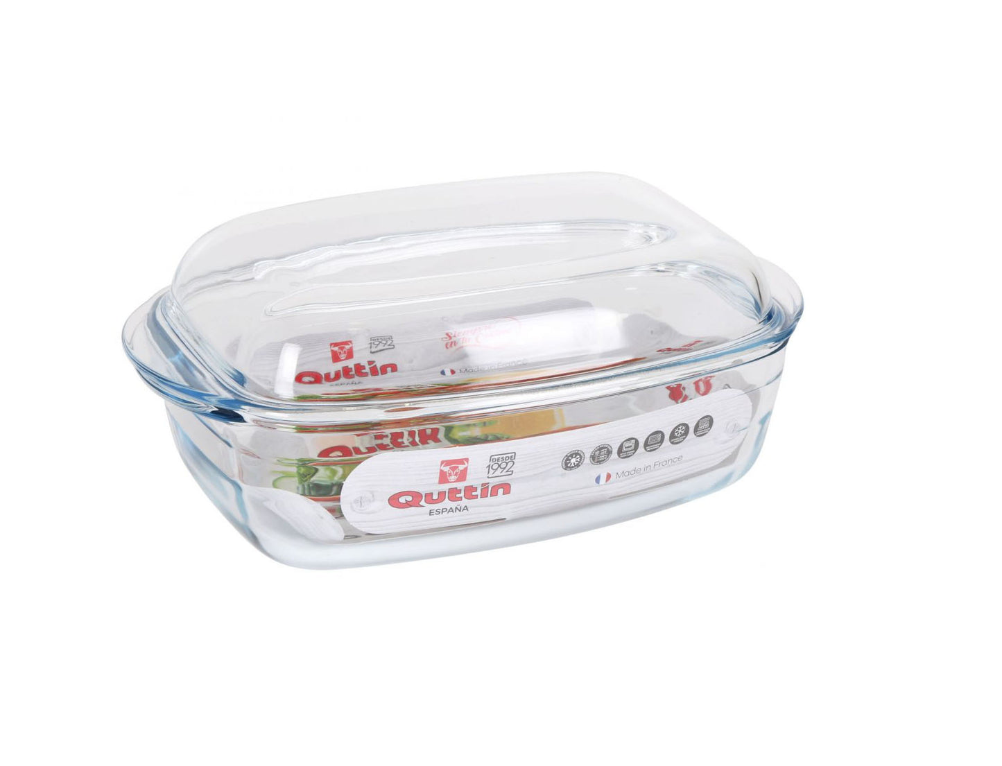 Oven dish casserole with lid 3L Quttin