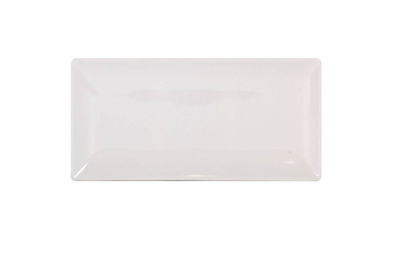 Ivory shine rectangular 30x15cm tapas dish