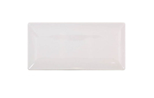 Ivory shine rectangular 30x15cm tapas dish