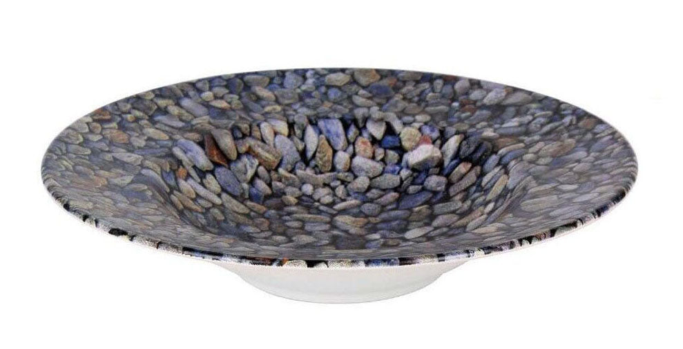 Apolo stones Porcelain 28cm Risotto pasta bowls Assorted designs Box of 6