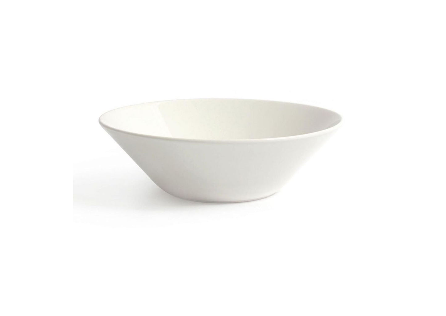 Ivory shine 24cm Salad bowl Stoneware White Ivory