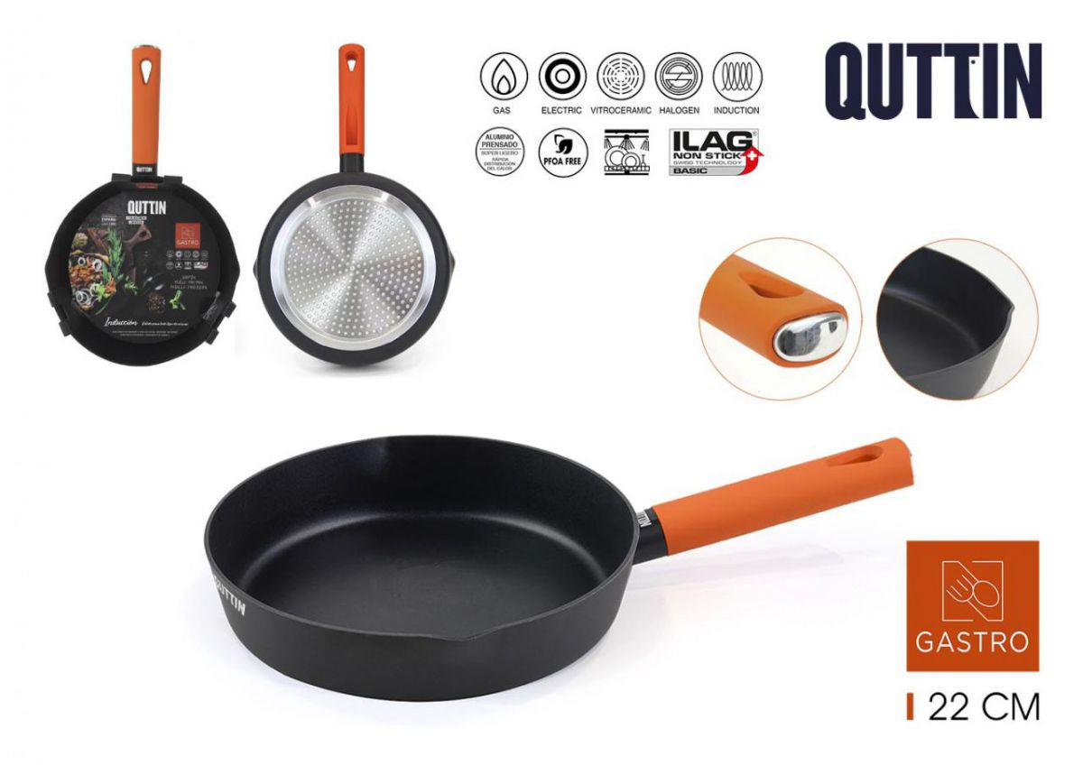 Quttin Gastro 22cm Frying pan Pressed Aluminium Non Stick Induction