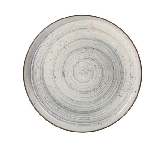 Nordic Vortex 32cm Dinner plate Under plate presentation plate dinner plate Stoneware