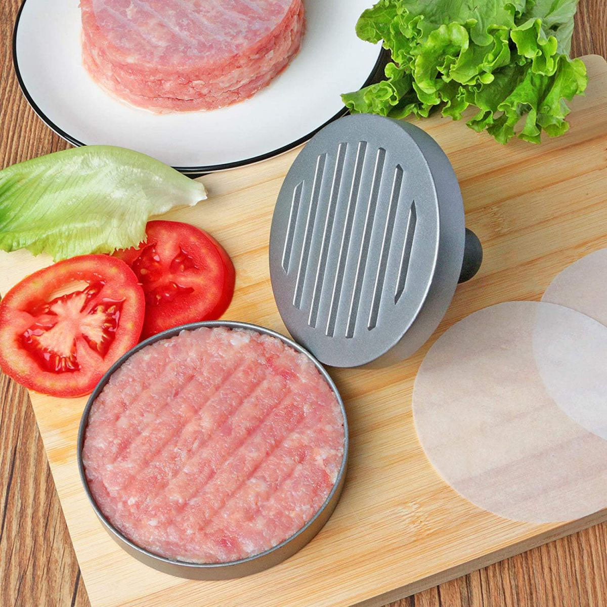 Burger maker Aluminiun 12x9cm Quttin