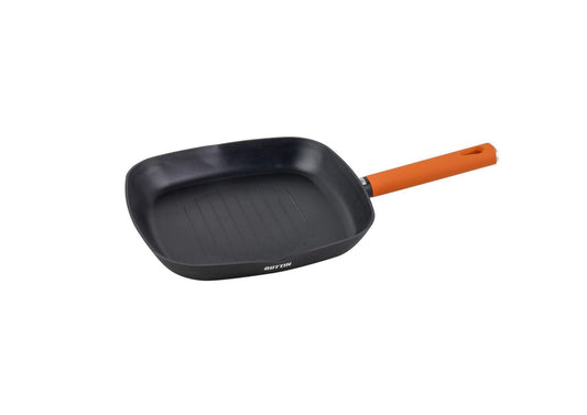 Quttin Gastro 28cm Square grill Frying pan Pressed Aluminium Non Stick Induction