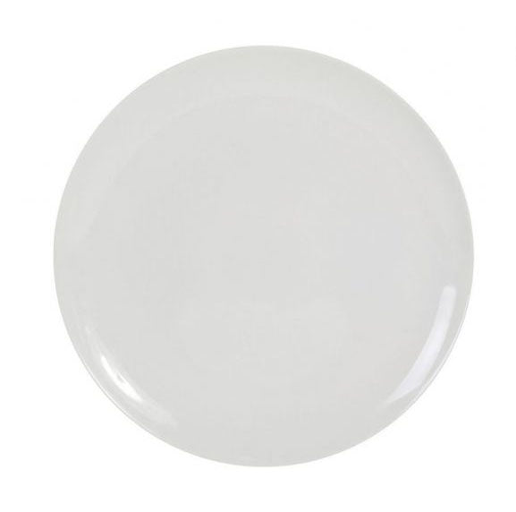 Ivory shine 32.5cm Dinner plate under plate large tray platter steak pizza plate -BOX OF 6-