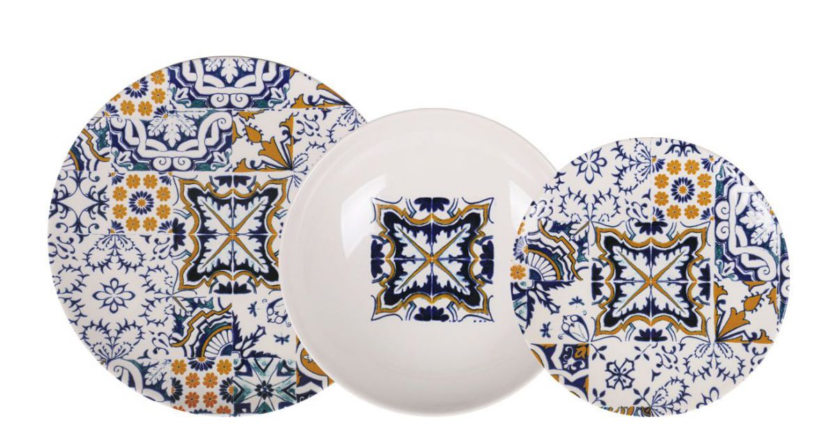 Luana 12pcs Dinner set Dinner service dinner plates