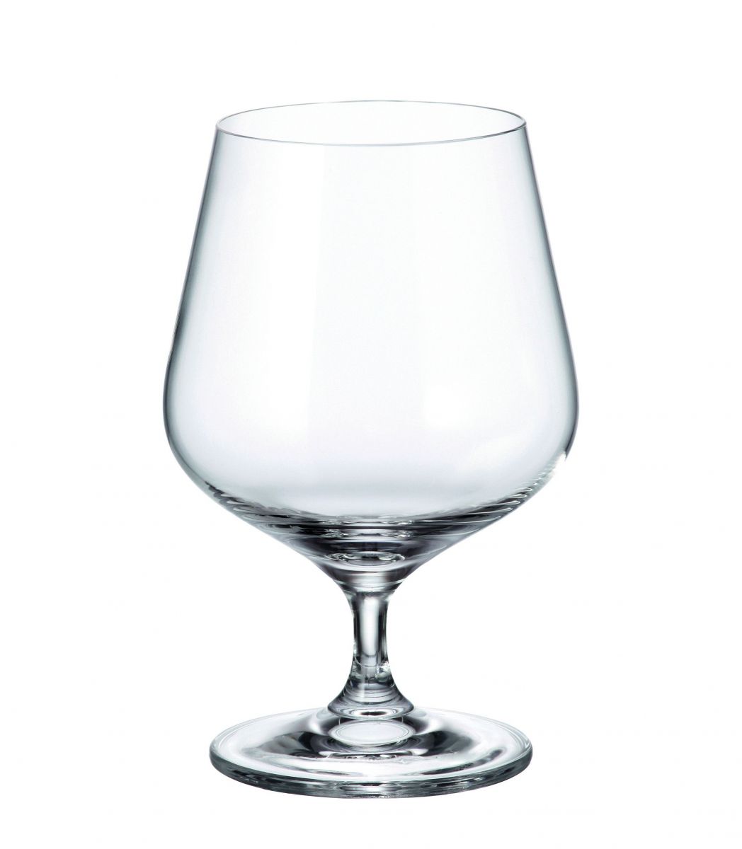 Bohemia Crystal Brandy cups glasses 590ml SIRA