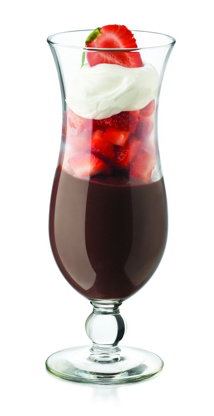 Blue Hawaii Hurricane Cocktail glasses pina colada 440ml / 7.8x21cm